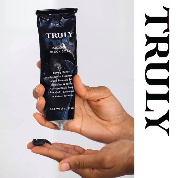 Truly - Organic 24K Gold Black Soap - Picture 5 of 6